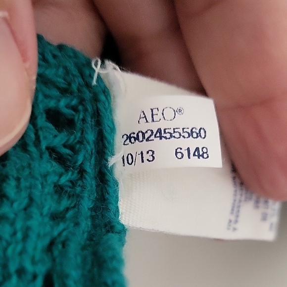 American Eagle Outfitters Sweater Teal Scoop Neck Women’s Size XL - Picture 10 of 10